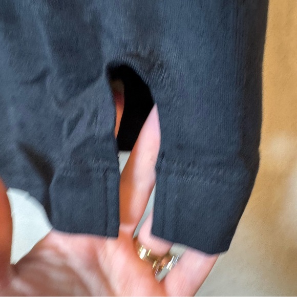 Free People Black Combo 3/4 Wide Sleeve Oversize Tee‎ Tunic NWT New - Picture 6 of 8